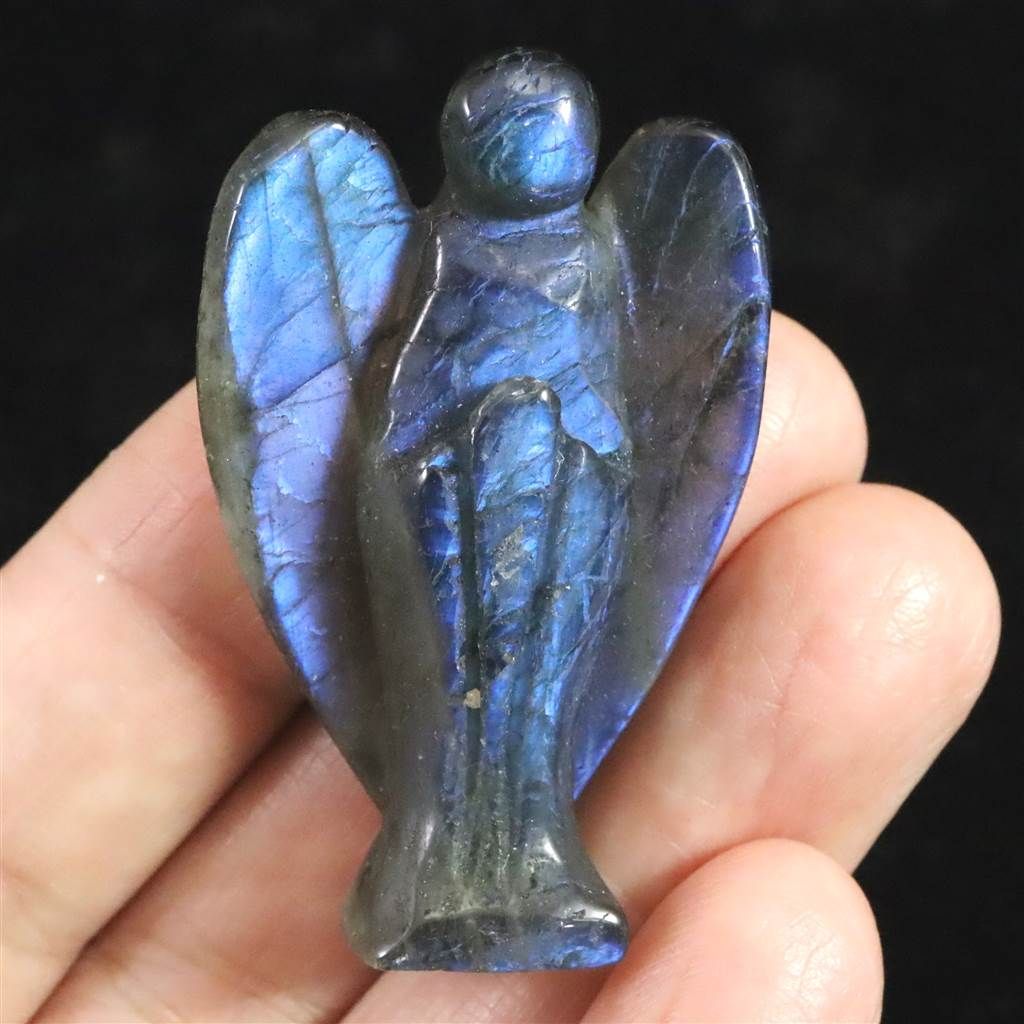 ブルー ラブラドライト 44mmエンジェル 天使 15.4g 【榎本通商10137】