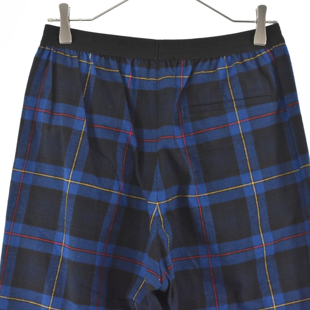 パンツ バレンシアガ 608972 TIM19 チェックフランネルロングパンツ