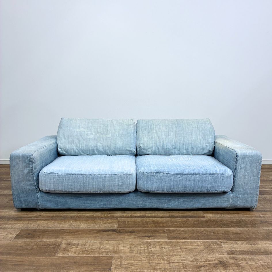 JOURNAL STANDARD FURNITURE FRANKLIN SOFA 2P Indigo Damage denim