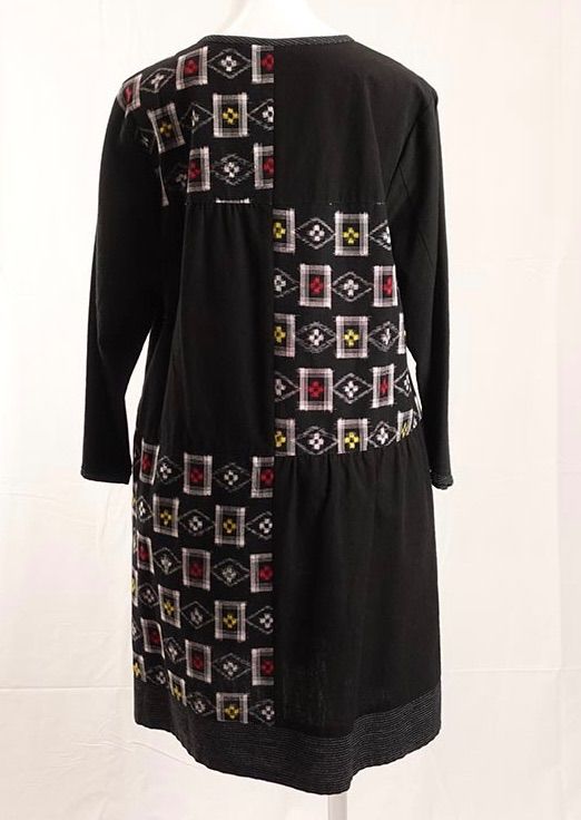 久留米絣 パッチワーク調ワンピース - メルカリ 