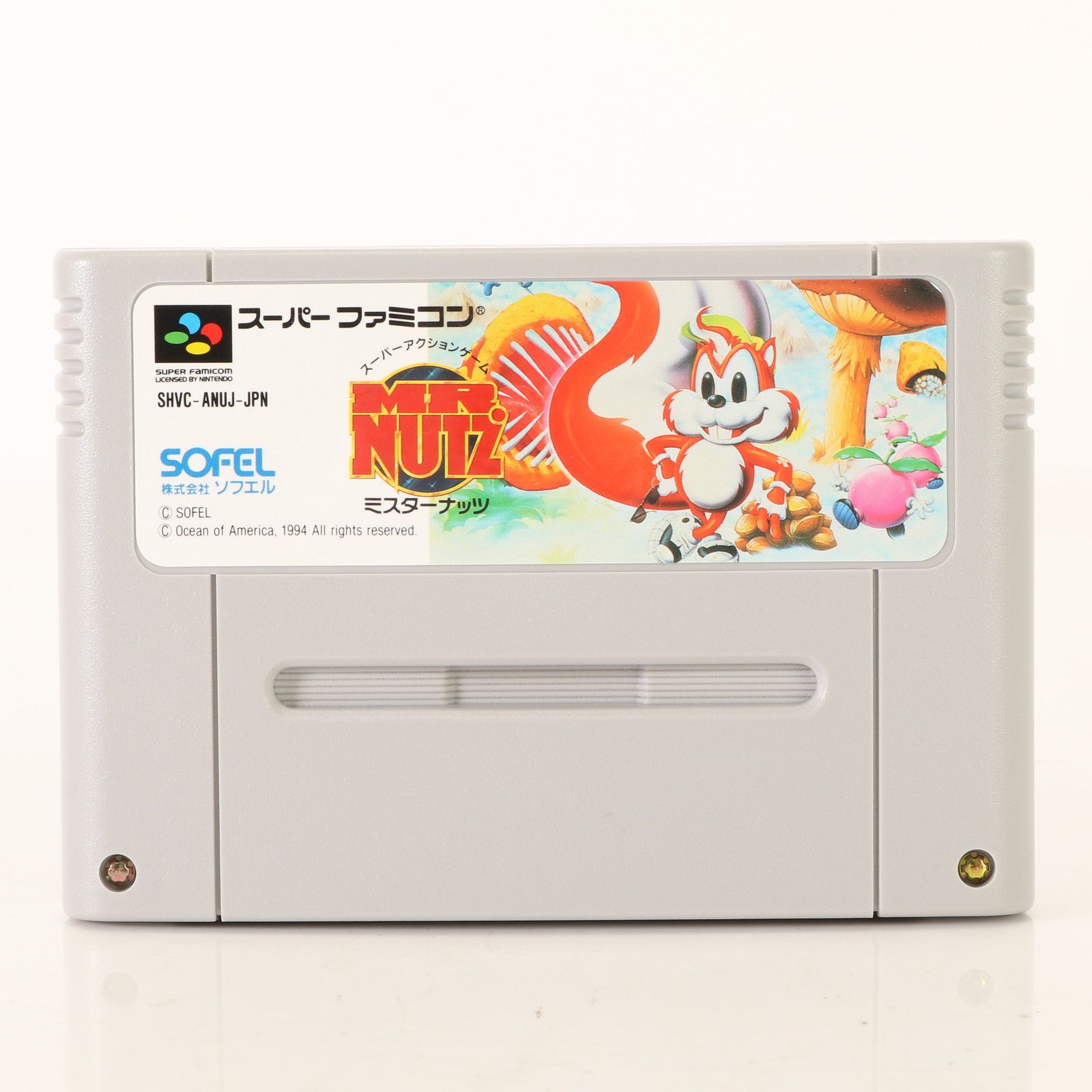 スーパーファミコン ソフト MR. NUTZ(ミスターナッツ) ソフエル 極美品 MR NUTZ ミスターナッツ スーパーファミコン ソフト