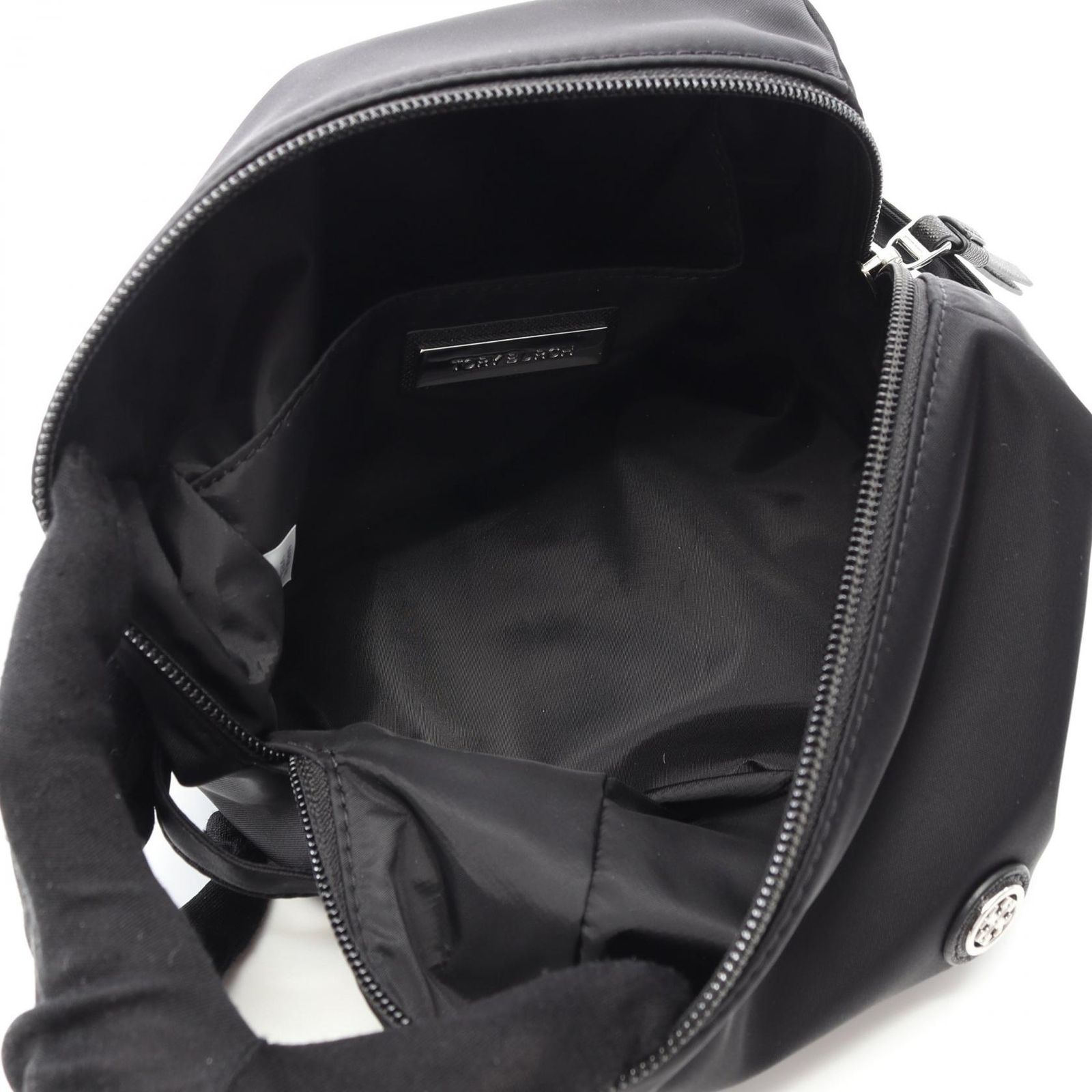 トリーバーチ Tory Burch ポーチ 84999001 ブラック ナイロン レザー