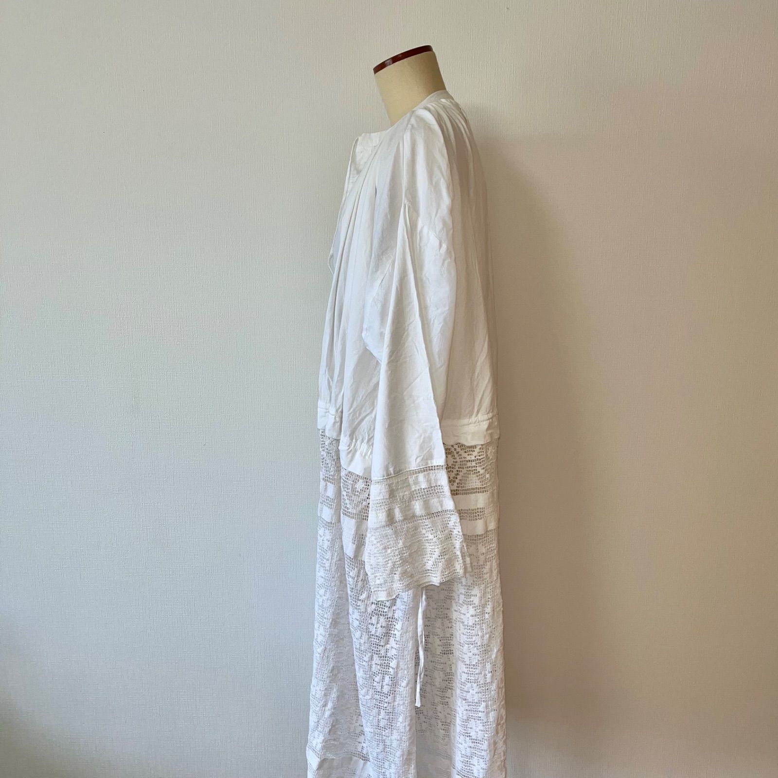 TODAYFUL チャーチレースドレス ホワイト 38 ロング レースワンピース  