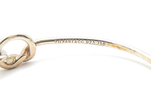 ティファニー)TIFFANY&Co. コンビ フック&アイ バングル