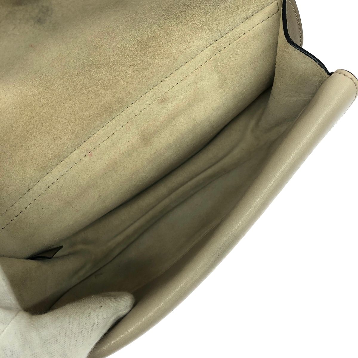 Chloe クロエ ショルダーバッグ ジョージア レザー ベージュ  