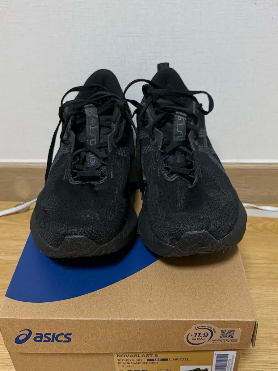  255 アシックス ノヴァブラスト ブラック その他 靴
