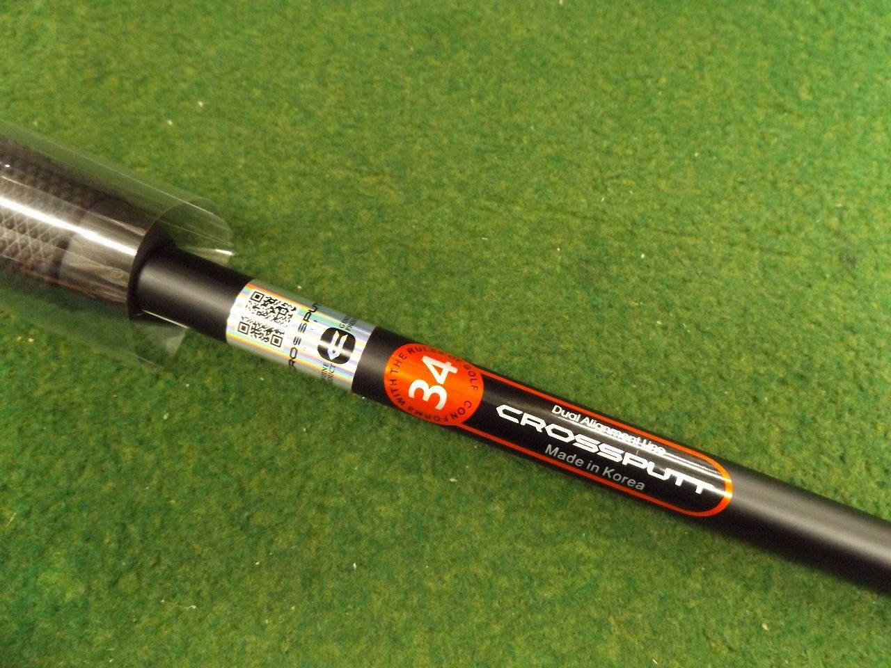 最終値下げCROSSPUTT パター 34インチ ヘッドカバー付き 6880 CROSSPUTT CP-400 34インチ カバー有 新品 クロスパット