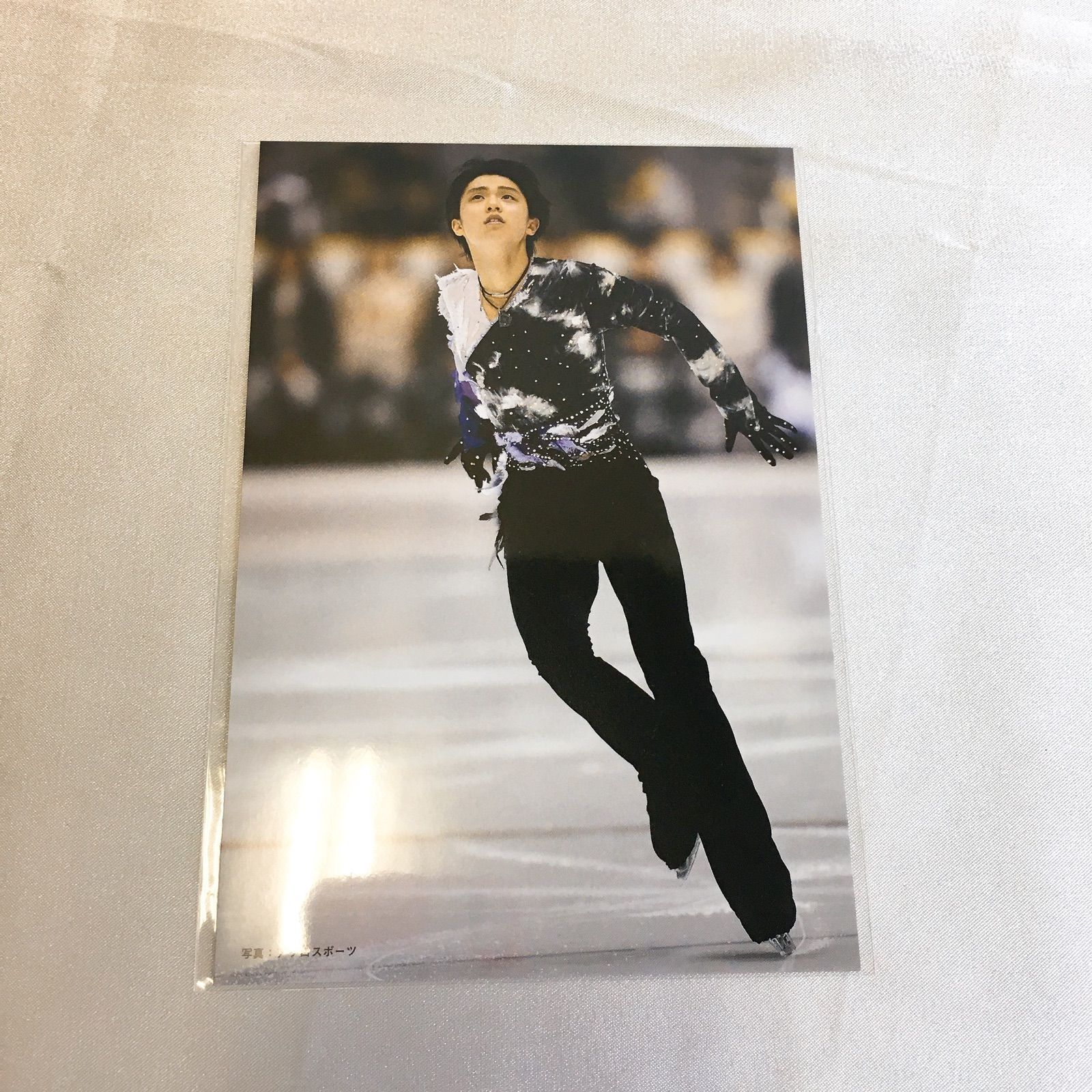 羽生結弦 プロローグ ブランケット フォトカード付き ホワイト