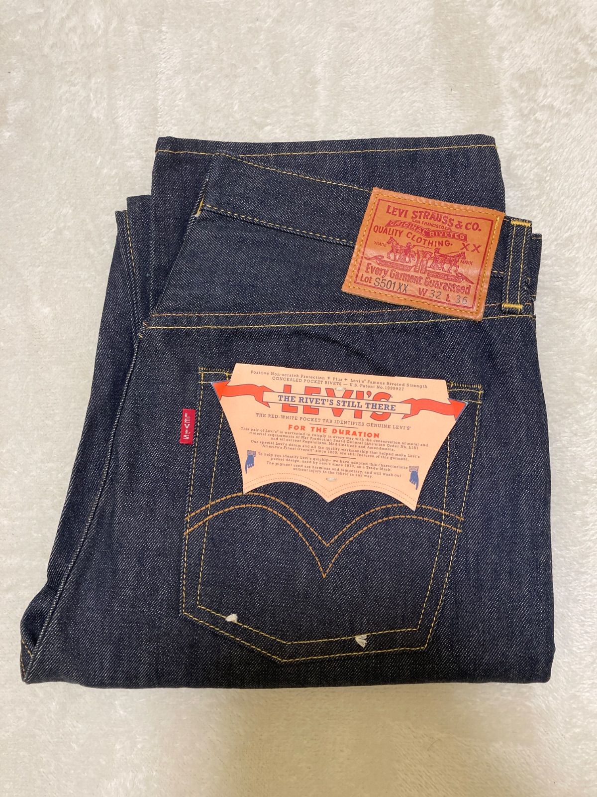 40's Levi's 501xx 大戦 44モデル 米国製復刻 コーンデニム DEAD