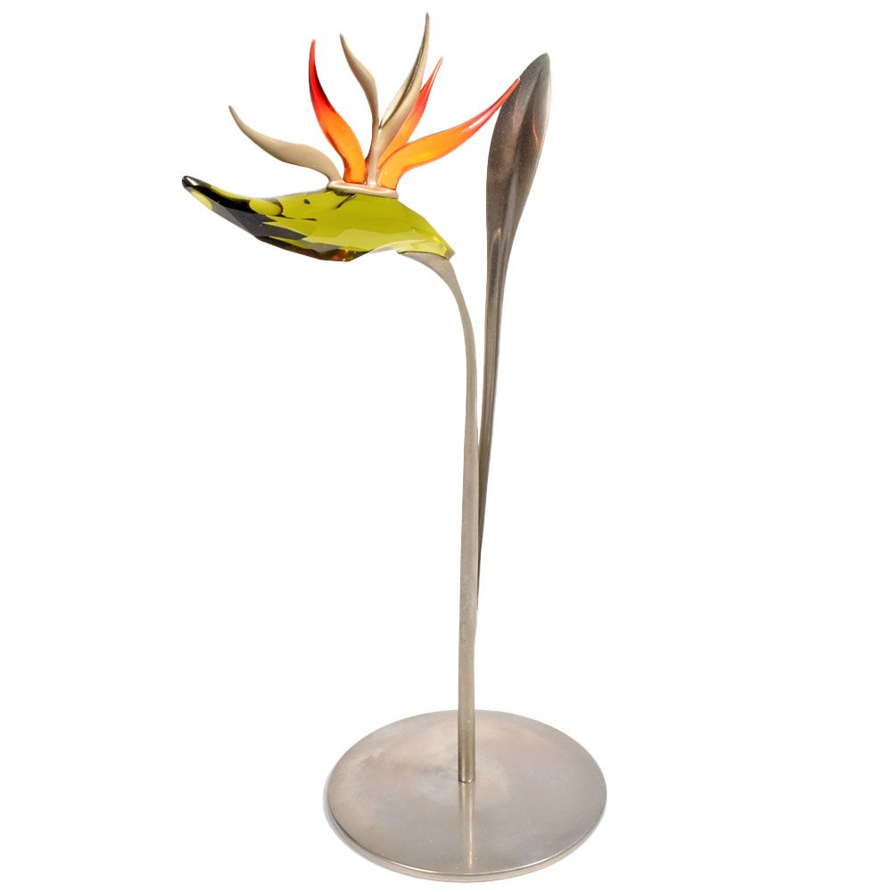 SWAROVSKI - スワロフスキー SWAROVSKI フラワー Dalmally Tropic Sun オブジェ 置物 673420 クリア 草花【中古】 スワロフスキー SWAROVSKI フラワー Dalmally Tropic Sun