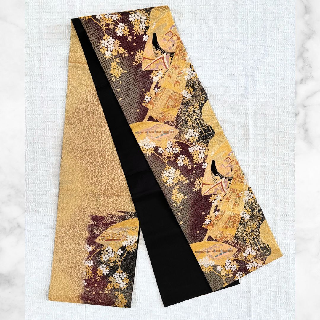 平和屋着物○豪華振袖 型染め 風景草花文 正絹 逸品 CAAQ9105vf 平和屋