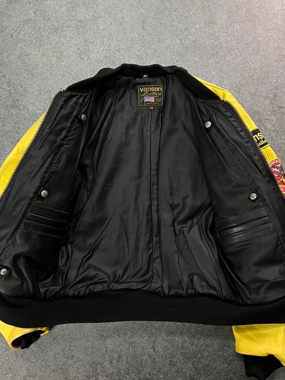 USA製 VANSON バンソン 本革 レザージャケット ライダース