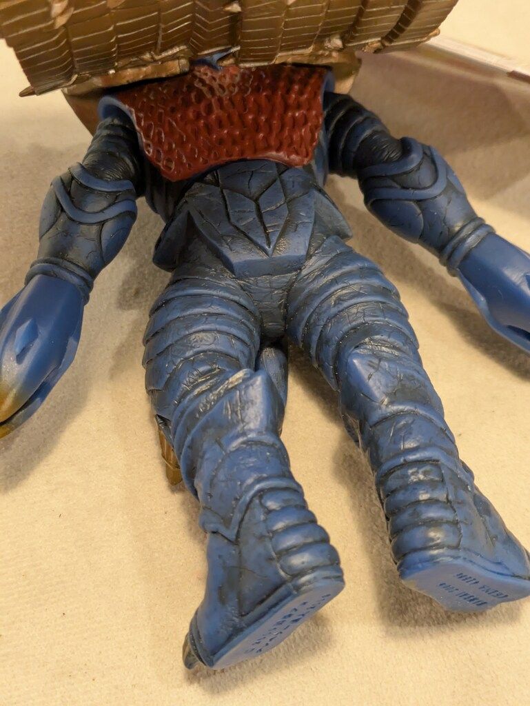 テンペラー星人　ソフビ　サンプル？中国バンダイ？ テンペラー星人 ソフビ サンプル？中国バンダイ？ 絶版