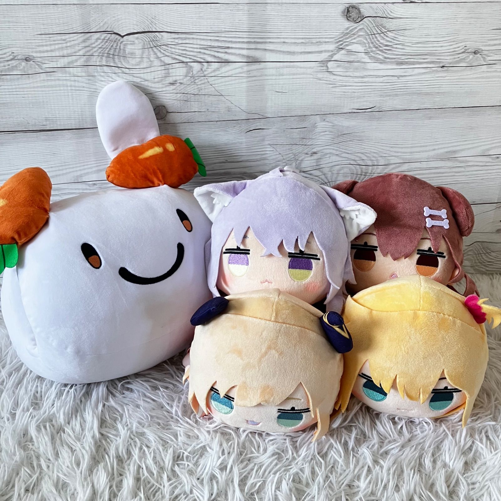 ホロライブ 赤井はあと 猫又おかゆ パペットぬいぐるみ　全2種×3セット フリュープライズ公式 on X: 