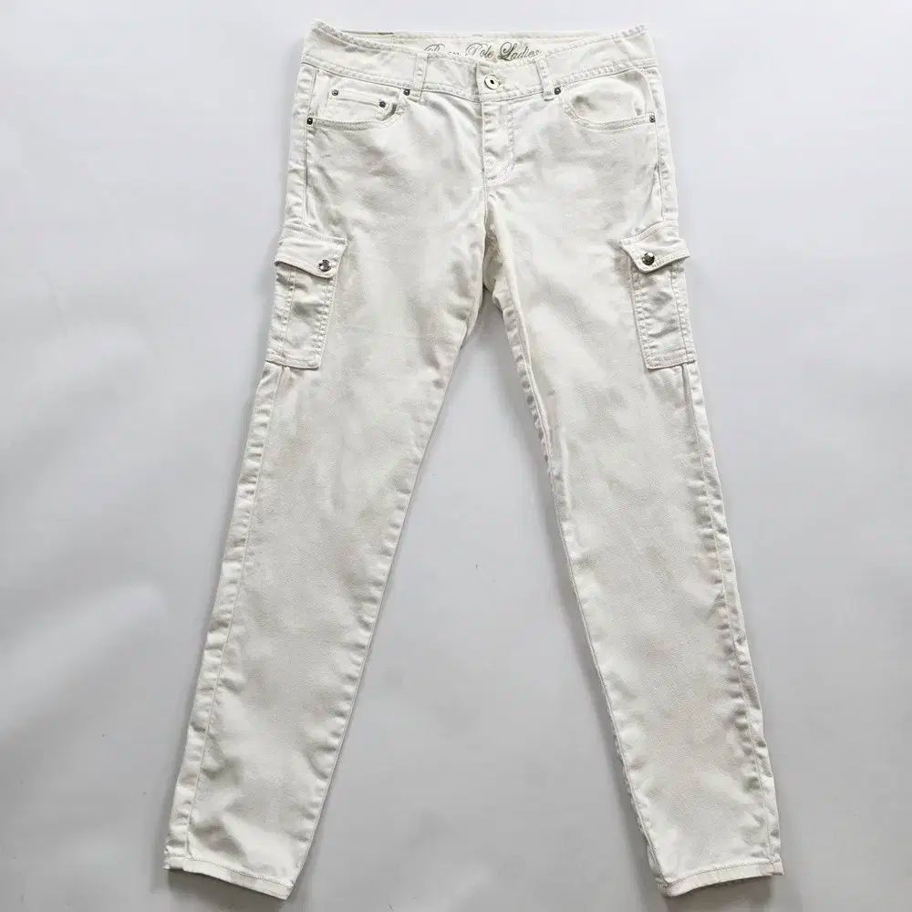 BEAN POLE(ビーンポール) カーゴパンツ スパン糸 アイボリー サイズ 28 R1674