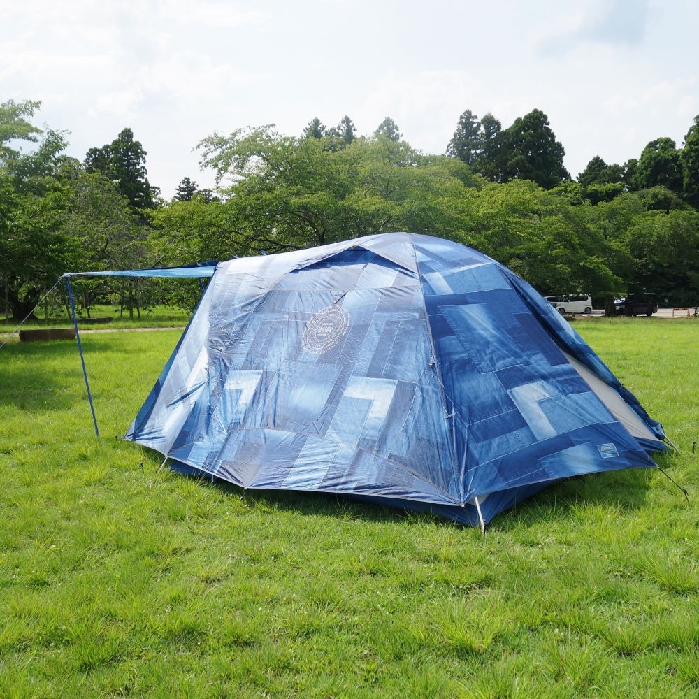 希少 新品 未開封 コールマン インディゴレーベル モンロ テント デニム