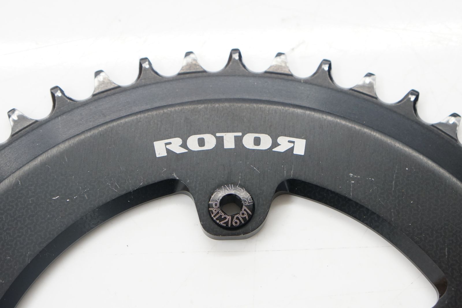 ROTOR 真円 DM ROUND RING 52/36 ブラック ROTOR Round ring DM 52⁄36