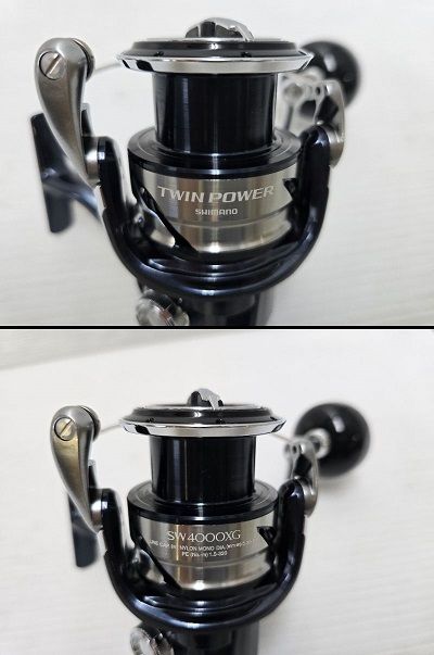中古品】 シマノ SHIMANO スピニングリール 21 ツインパワー SW4000XG