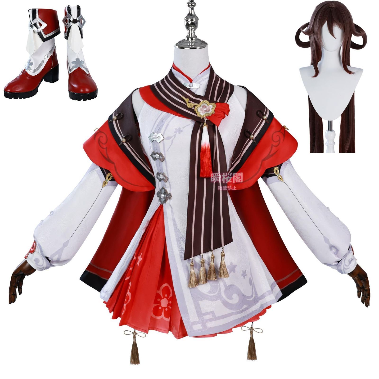 ♥ 原神 コスプレ衣装 フルセット cosplay ウイッグ-靴付き 人気キャラ 仮装 ハロウィン クリスマス 学園祭 ステージ服 誕 ハロウィン CS01010BJ