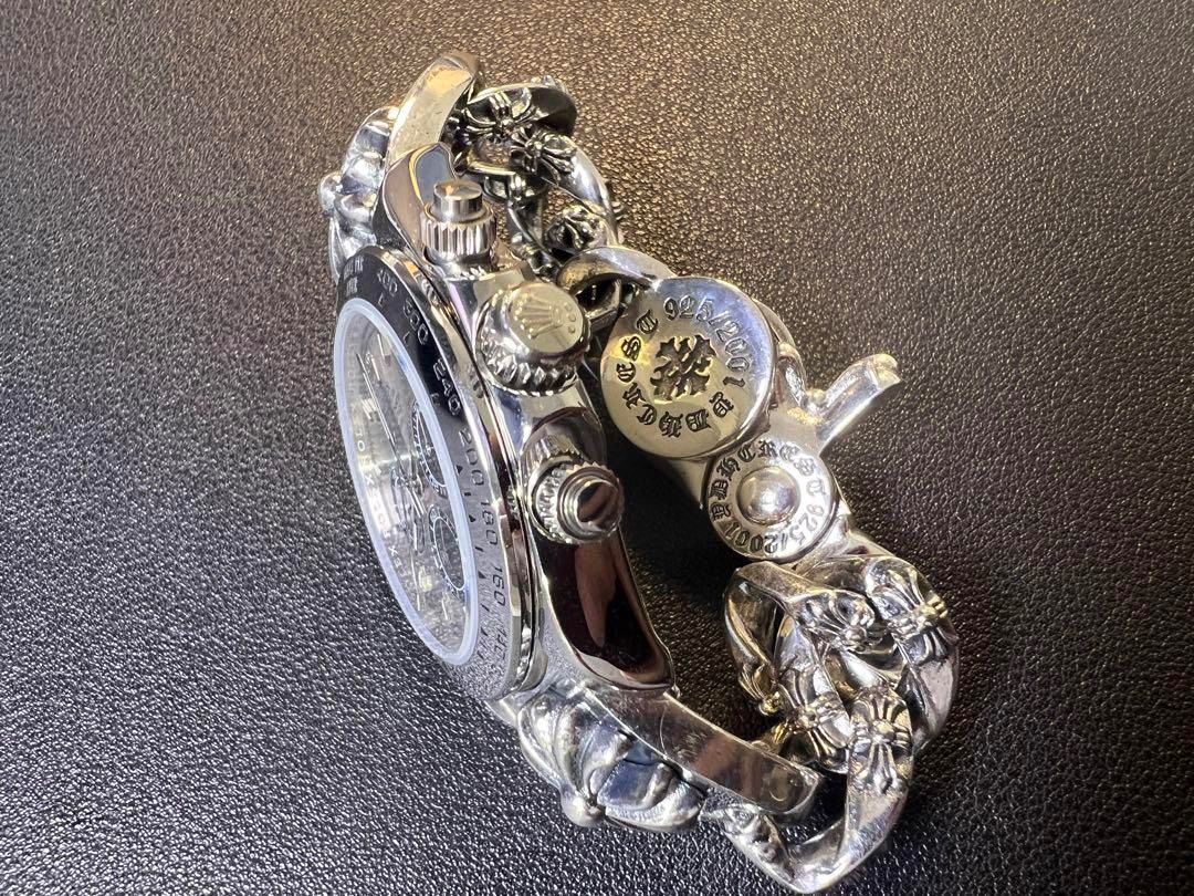 ⭐️JEN Watch 全花コマウォッチクラッシュベルト 17cm 刻印有 - メルカリ