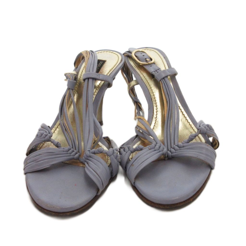 D&G サンダル　36 DOLCE & GABBANA ビーチスライドサンダル ラバー DGロゴ | Merci