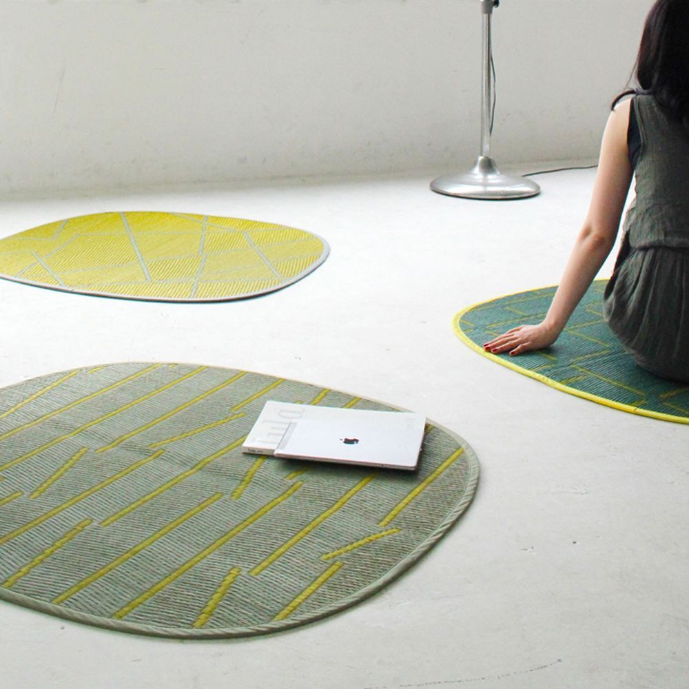 ビンテージ 80s カラフルブロックグラニー ブランケット 絨毯 キャンプ