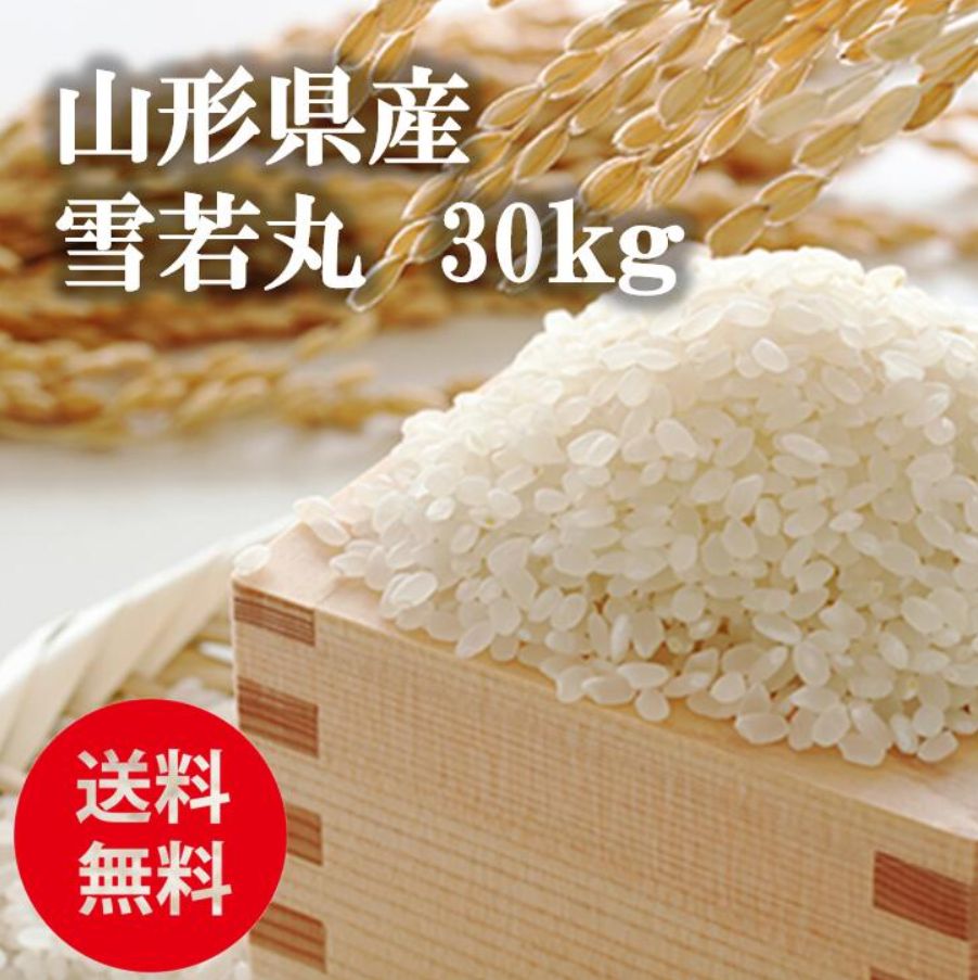 令和7年度産 山形県産米 雪若丸 30ｋｇ 玄米