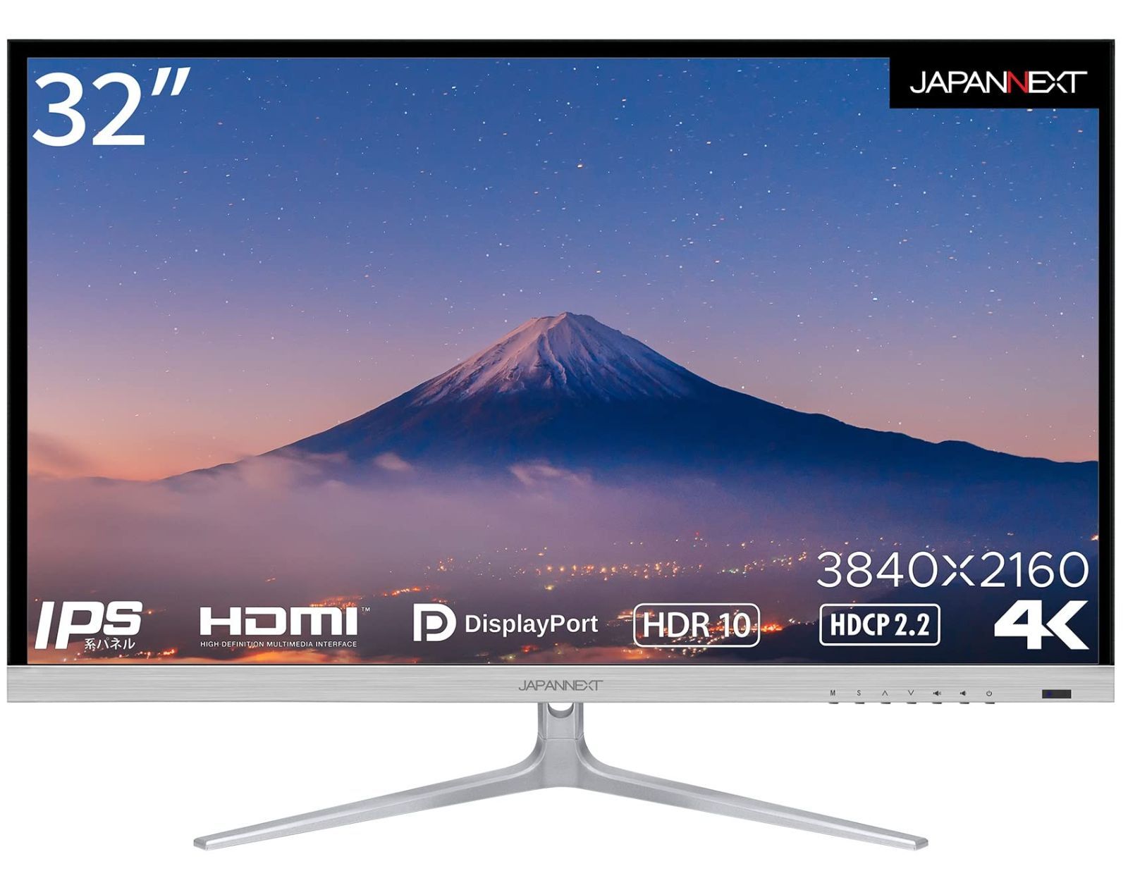 【新着商品】JAPANNEXT 32インチ 4K液晶ディスプレイ HDR対応 JN-IPS320FLUHDR-N フレームレス HDMI DP PIP/PBP対応