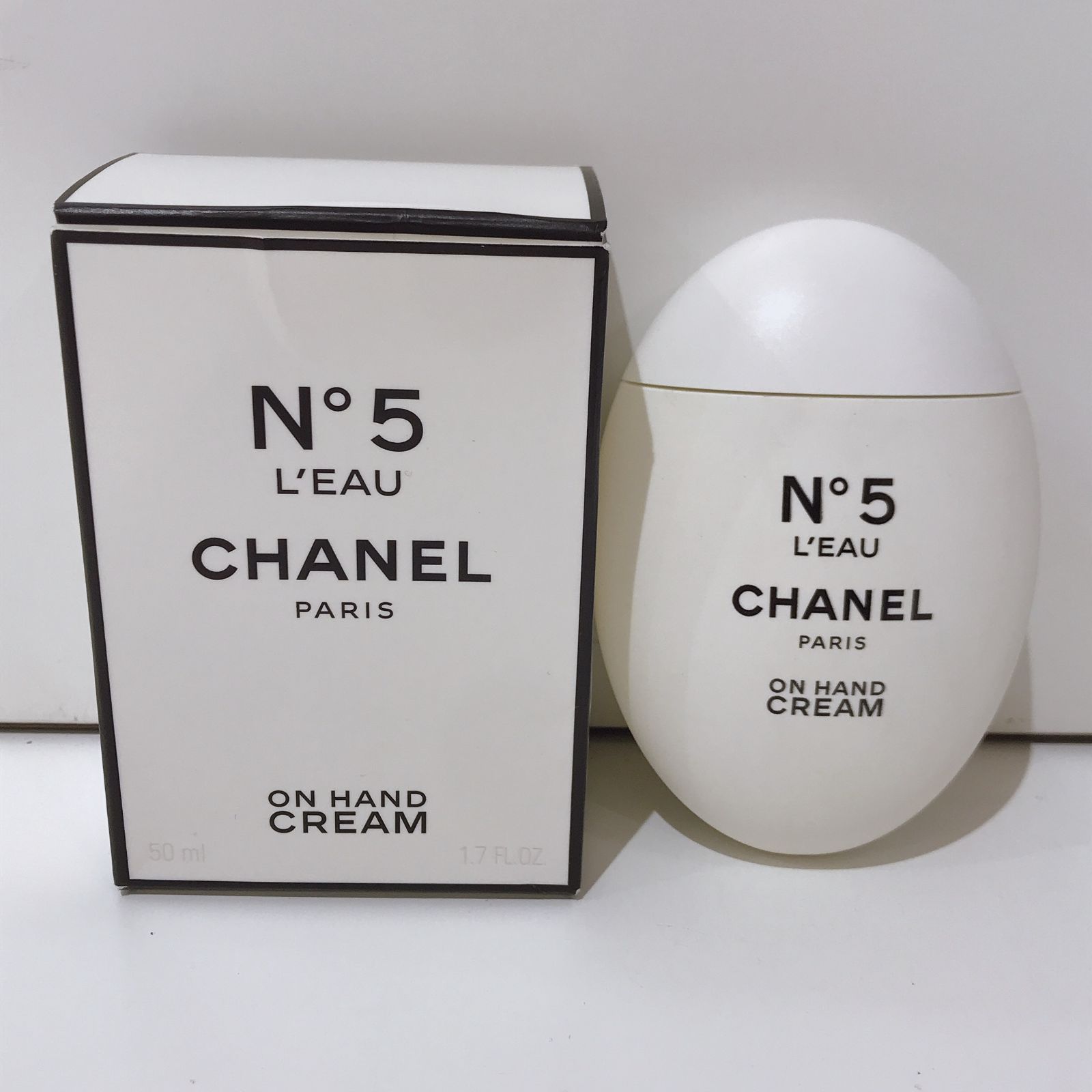 CHANEL N°5 L'EAU ロー　ハンドクリーム　未使用品 新品未使用】CHANEL N°5 L'EAU ハンドクリーム 50㎖ シャネル