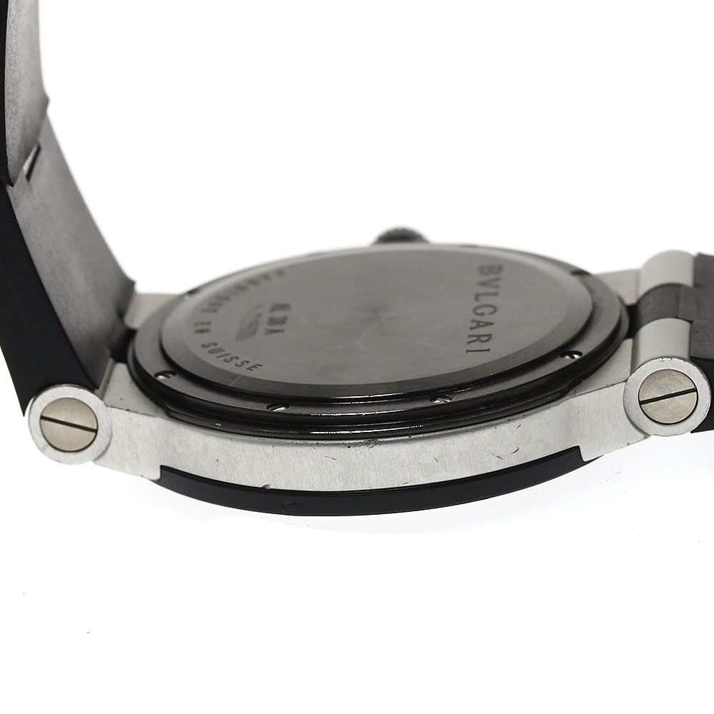 ブルガリ BVLGARI AL38A アルミニウム デイト 自動巻き メンズ_894708