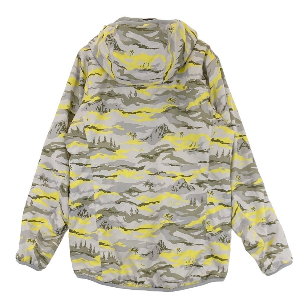 サイズ M ROSASEN ロサーセン リバーシブル 中綿ジャケット 総柄 グレー系 240101463543 ゴルフウェア レディース ストスト