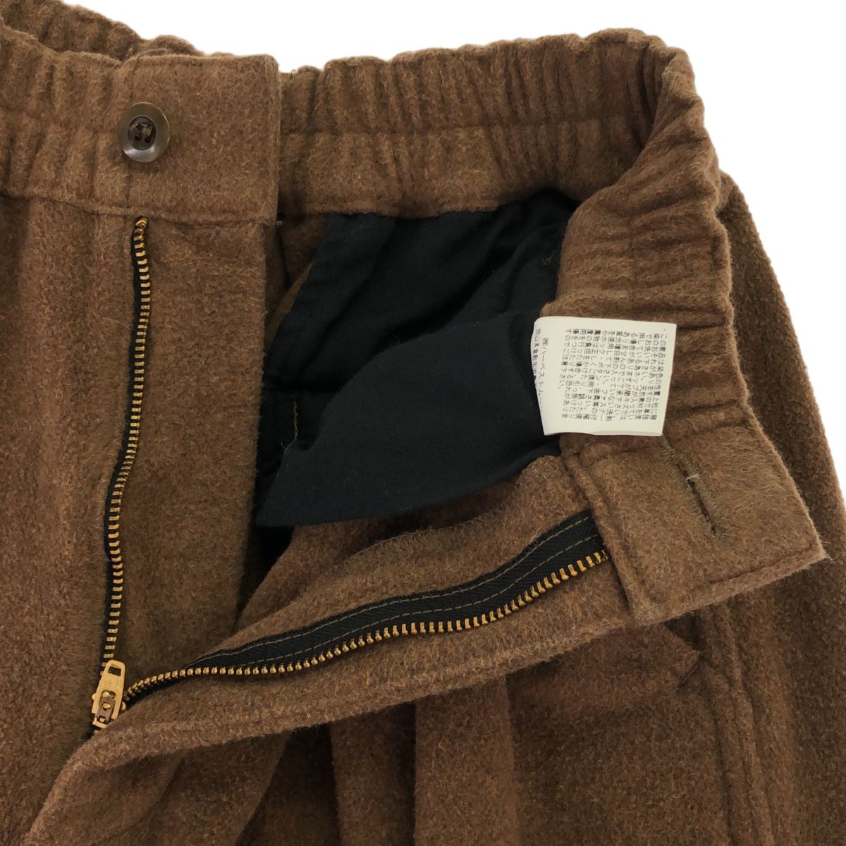 HARVESTY◆ワイドパンツ/1/コットン/KHK/無地/チノサーカスパンツ HARVESTY（ハーベスティ） | WOODY HOUSE 公式通販サイト