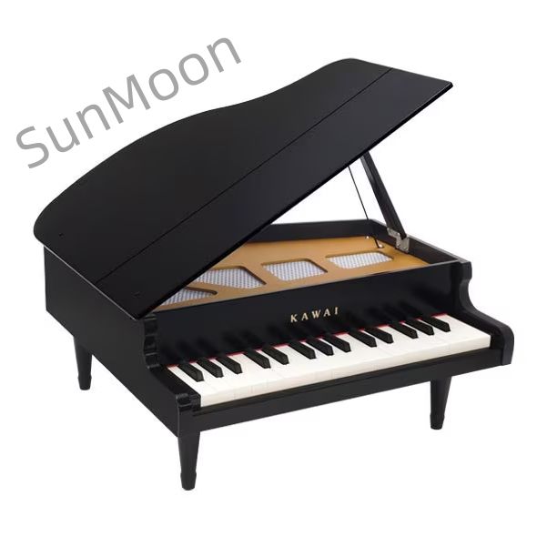 前に 河合楽器 KAWAI 1141 おもちゃ グランドピアノ ブラック AC122