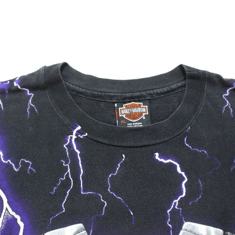 90s USA製 vintage HARLEY DAVIDSON Hanes サンダー モーターサイクル