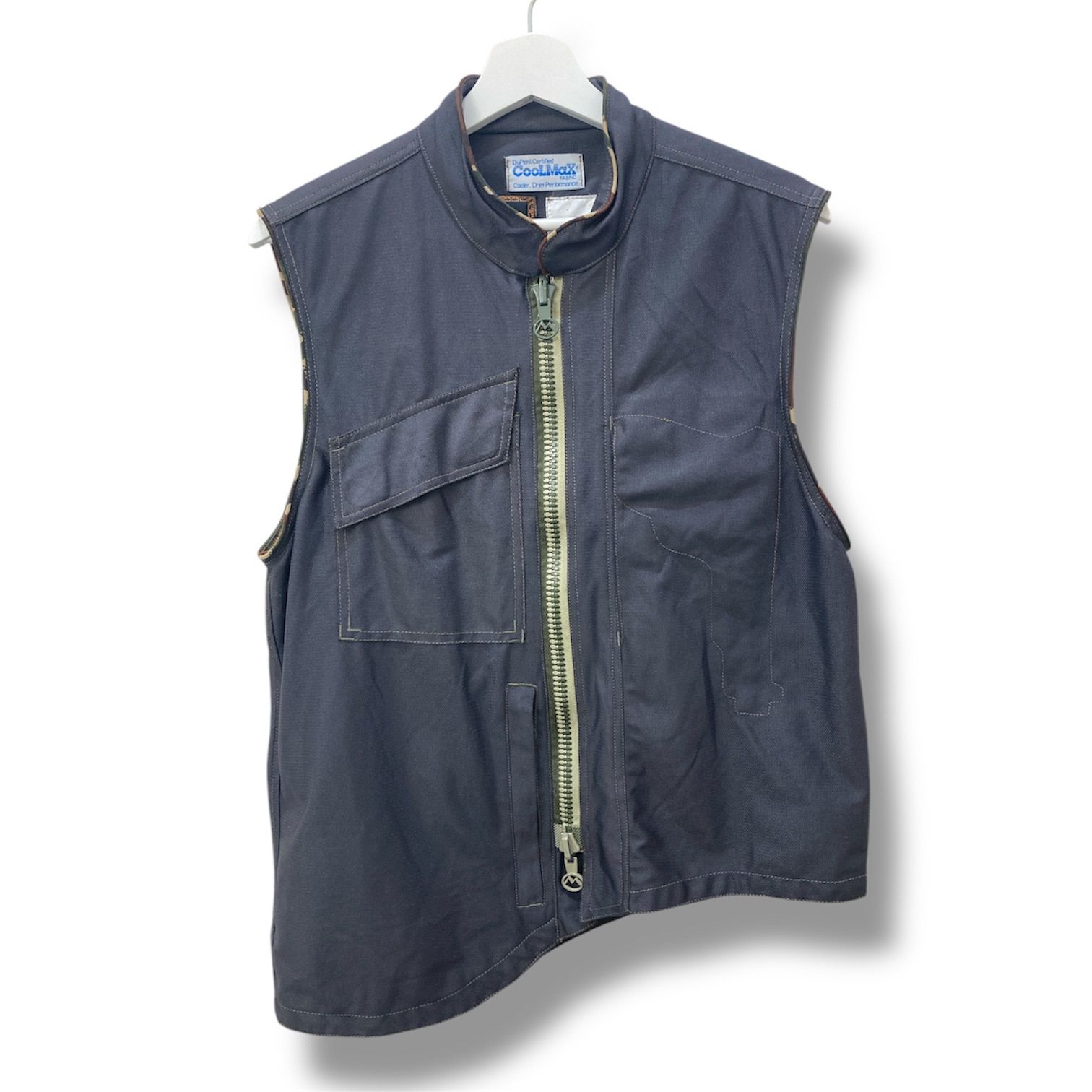 maharishi マハリシ アシンメトリーメッシュベスト COOLMAX FABRIC M