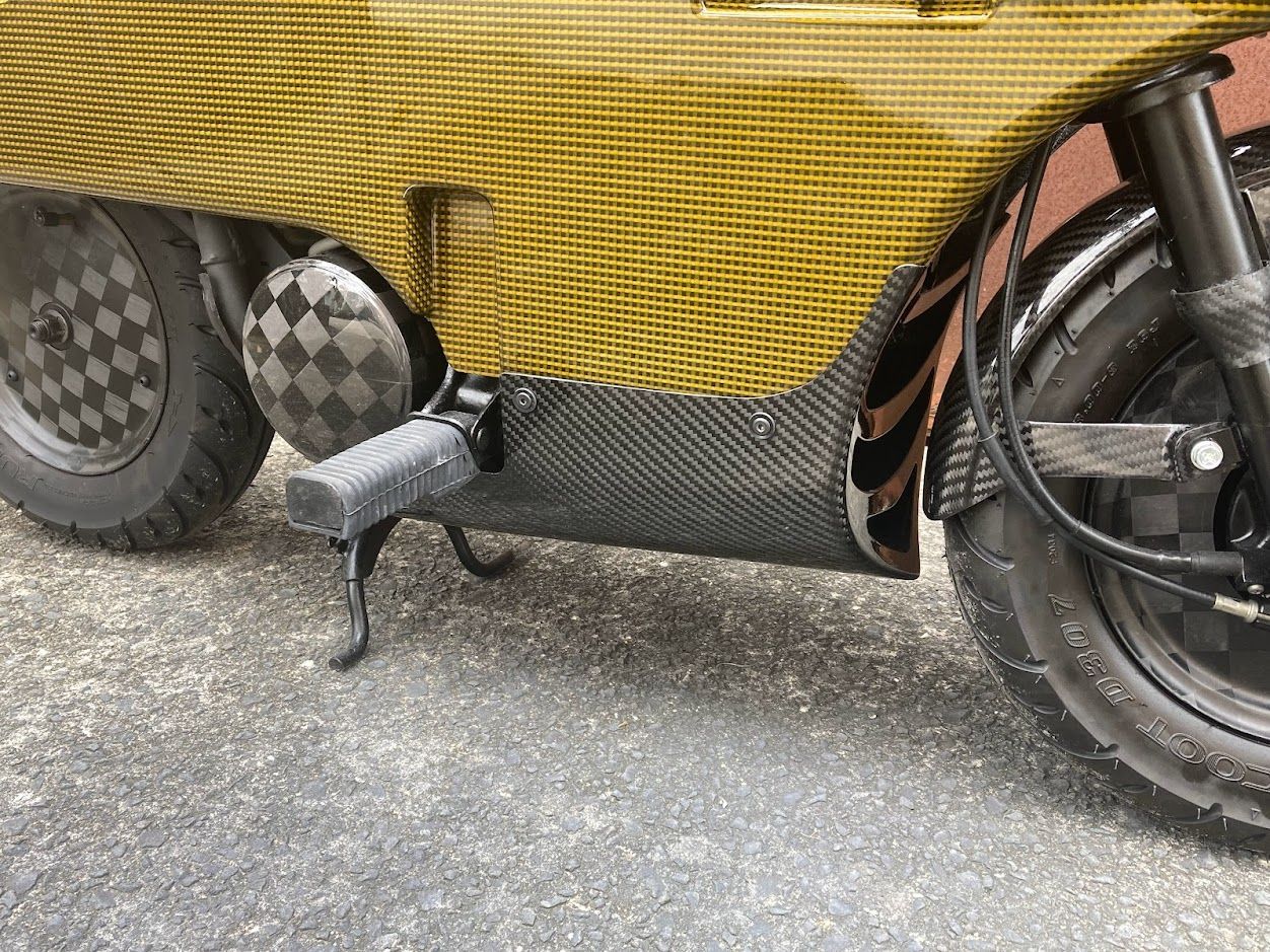 モトコンポカウル 4点セット モトコンポ カウル フルセット 黄色