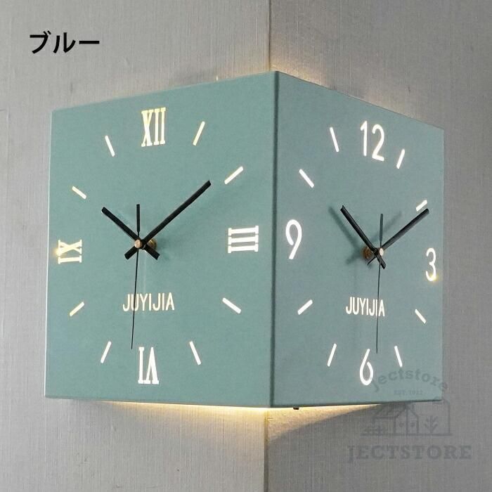 誘導灯付き コーナークロック