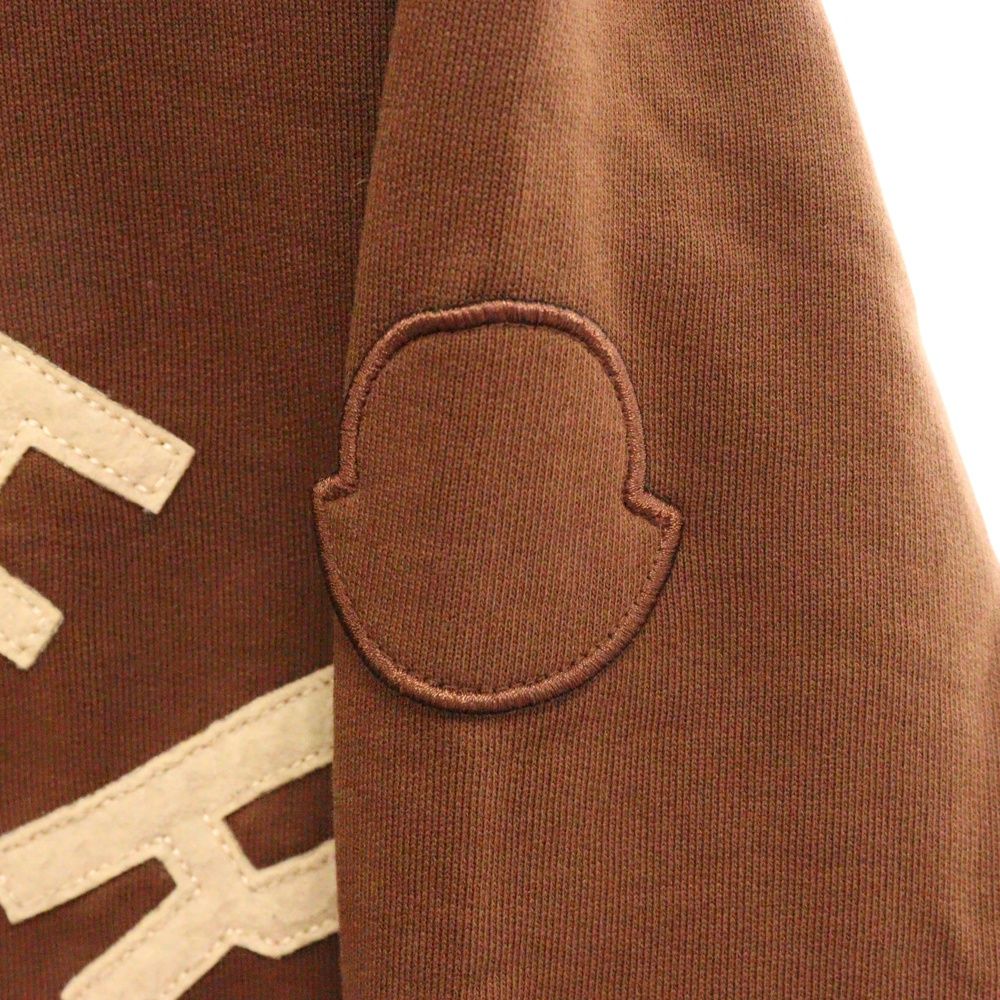 MONCLER (モンクレール) フロントロゴ スウェットプルオーバーパーカー  