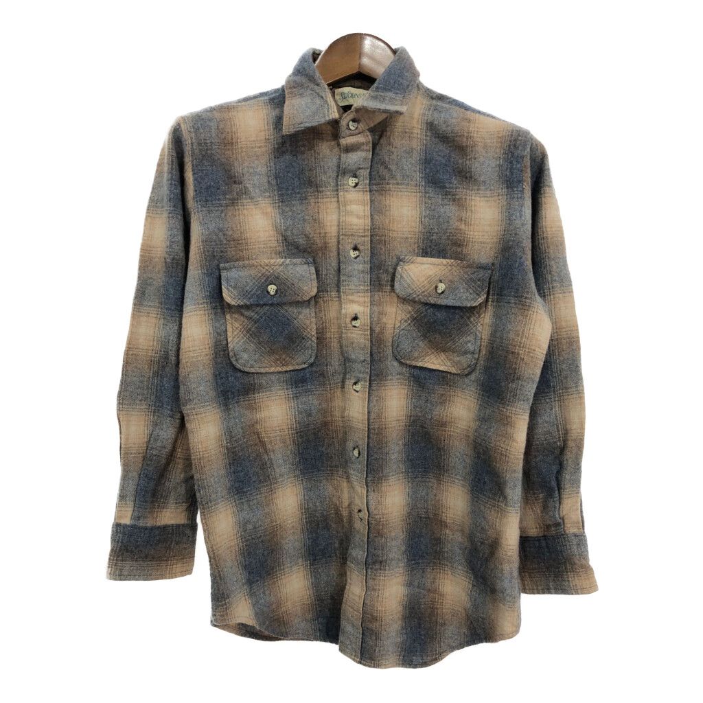 90年代 ST.JOHN´S BAY セントジョンズベイ ウールシャツ