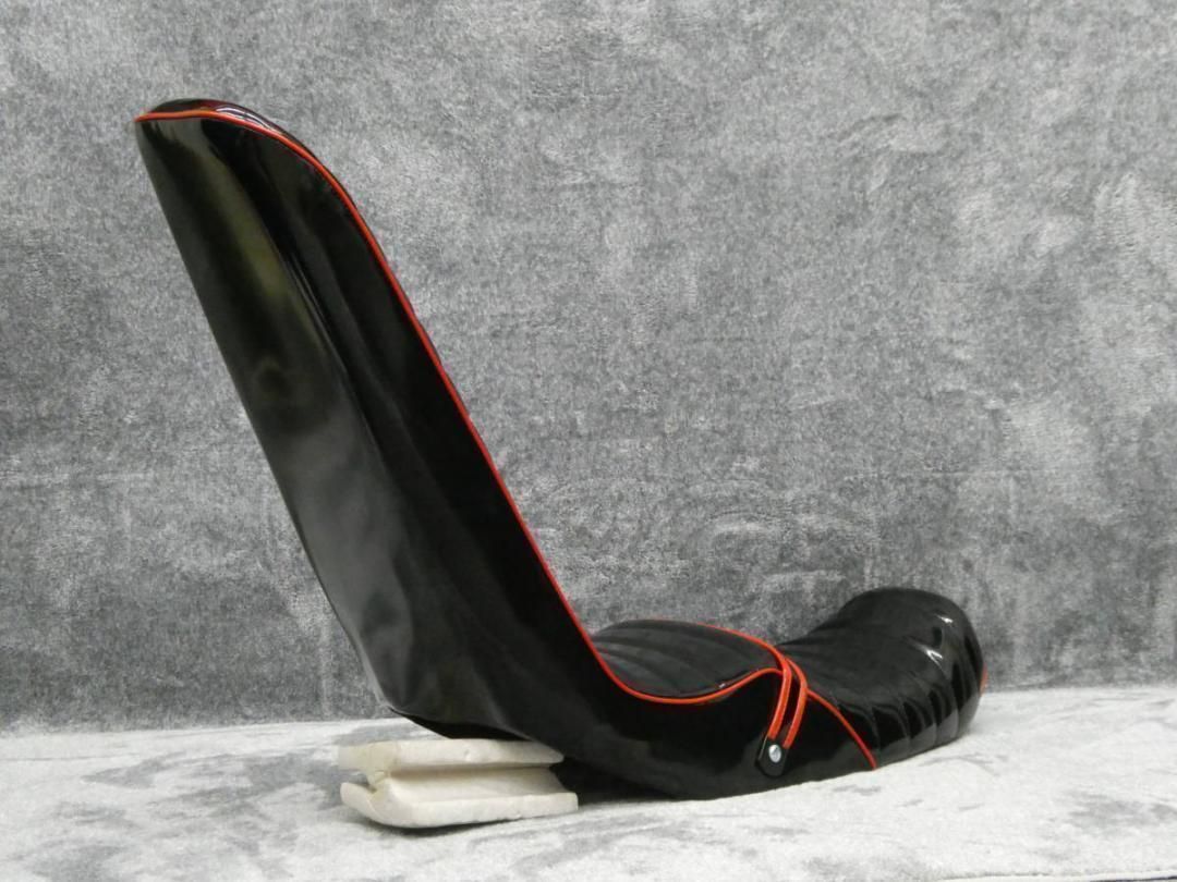 ＺＲＸ４００　黒赤エナ　６０ｃｍ　三段シート/ブラック 補強入り ZRX400 黒赤エナ 60cm 三段シート/ブラック 補強入り