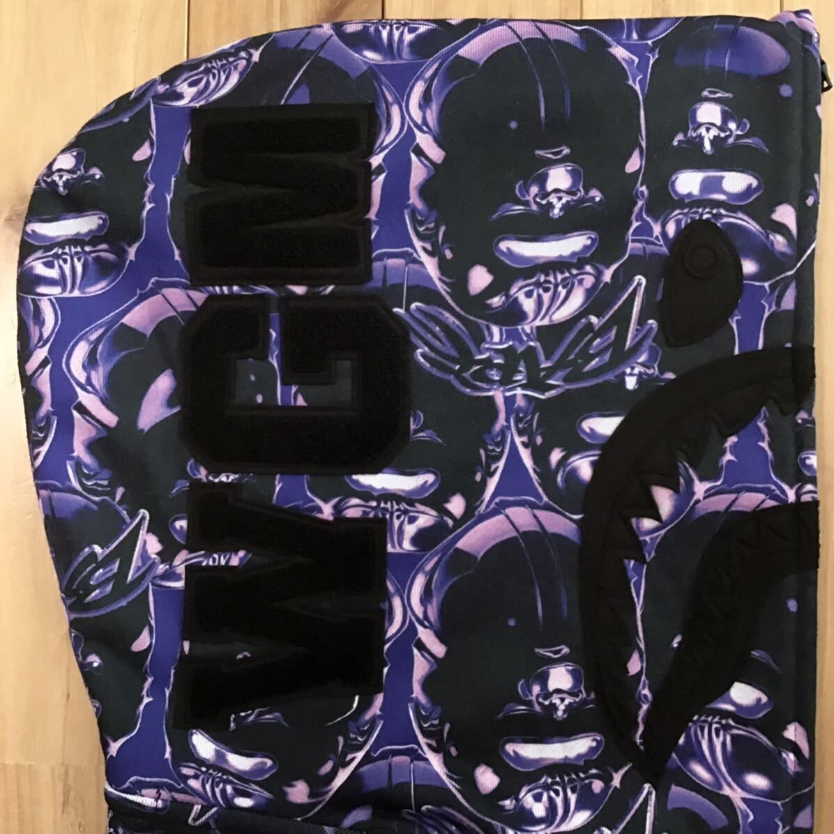 ☆2XL☆ APE HEAD GRAFFITI SHARK FULL ZIP HOODIE a bathing