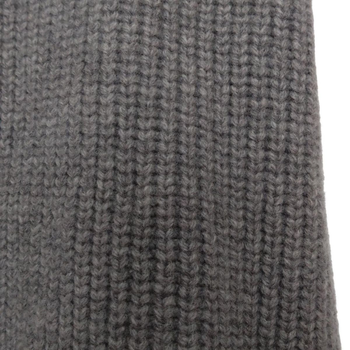  ブルマリン カーディガン サイズ 40 I レディース - ダークグレー 長袖 カシミヤ混 フリル ロング丈 長袖 カーディガン ボレロ アンサンブル