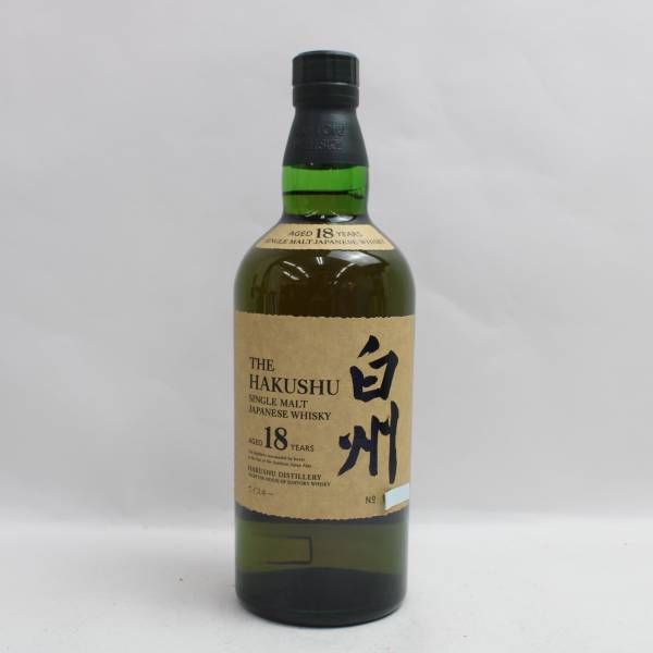 SUNTORY（サントリー）白州 18年 43％ 700ml T24F080006