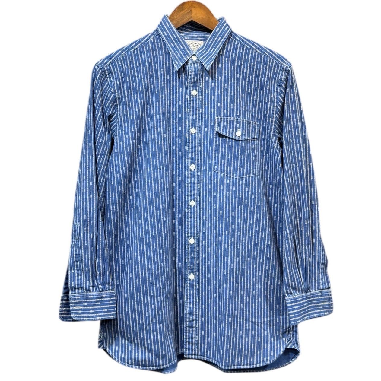 RRL ダブルアールエル ストライプワークシャツ