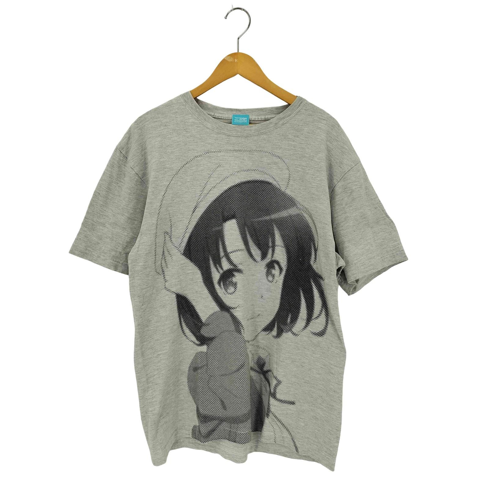 USED古着(ユーズドフルギ) {{homage}} S/S USA製 フロントデザインプリントクルーネッ 中古 古着 0823 USED古着(ユーズドフルギ) アーティストプリントクルーネックT