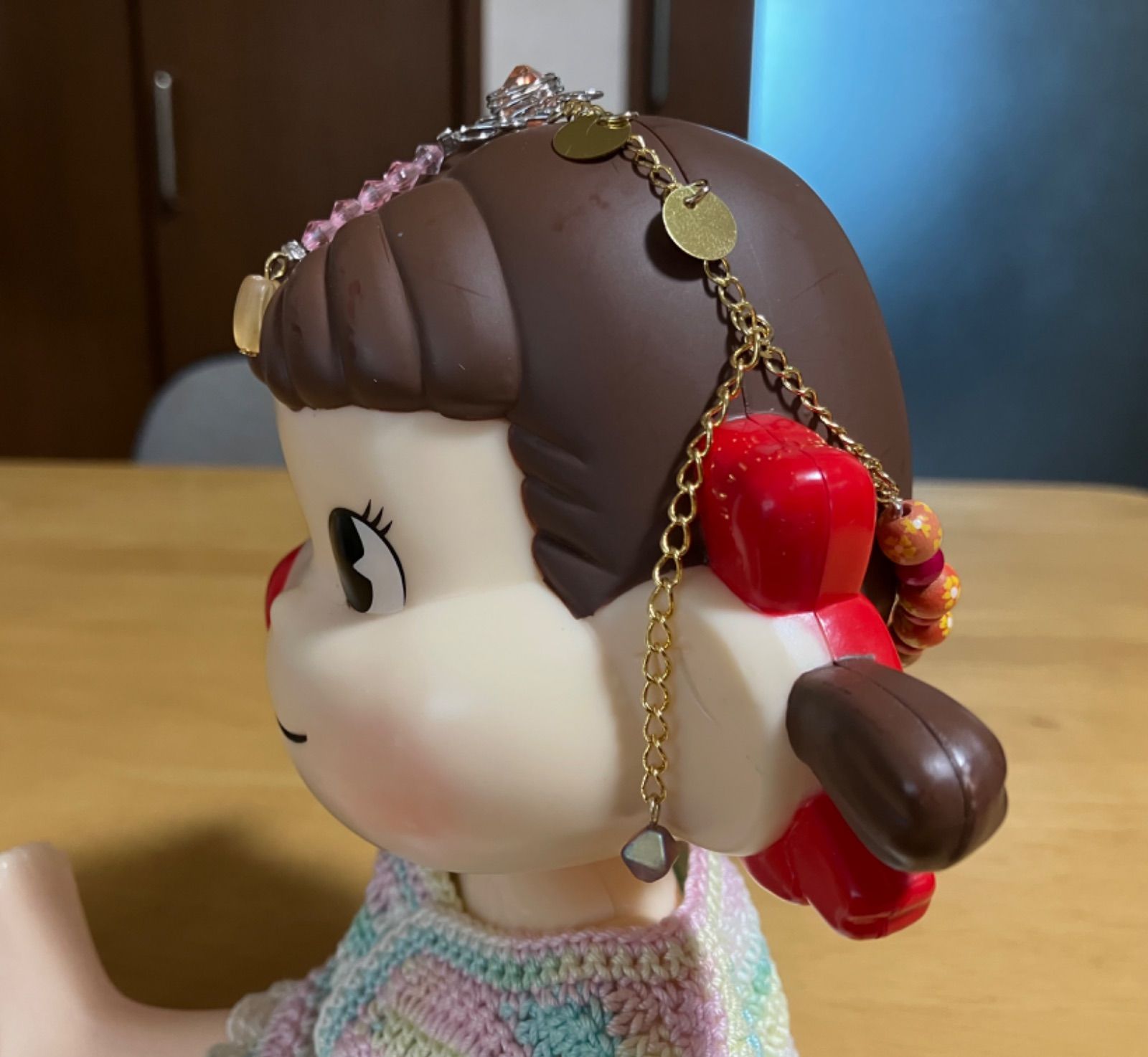 ペコちゃん様　　ご確認用 ☆ひいちゃん様ご確認用☆ ペコちゃんの頭飾り，ソランちゃん