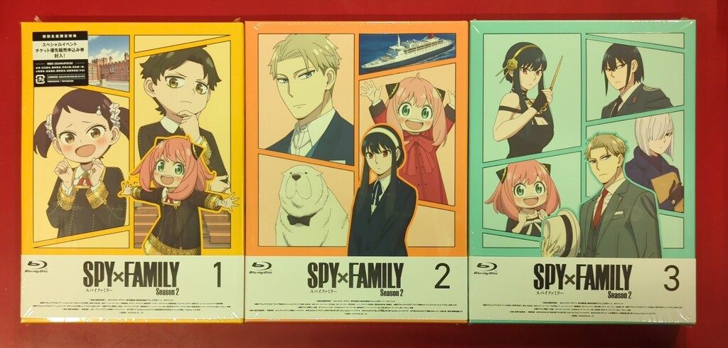 アニメBlu-ray SPY×FAMILY Season2 初回生産 版 全3巻 セット