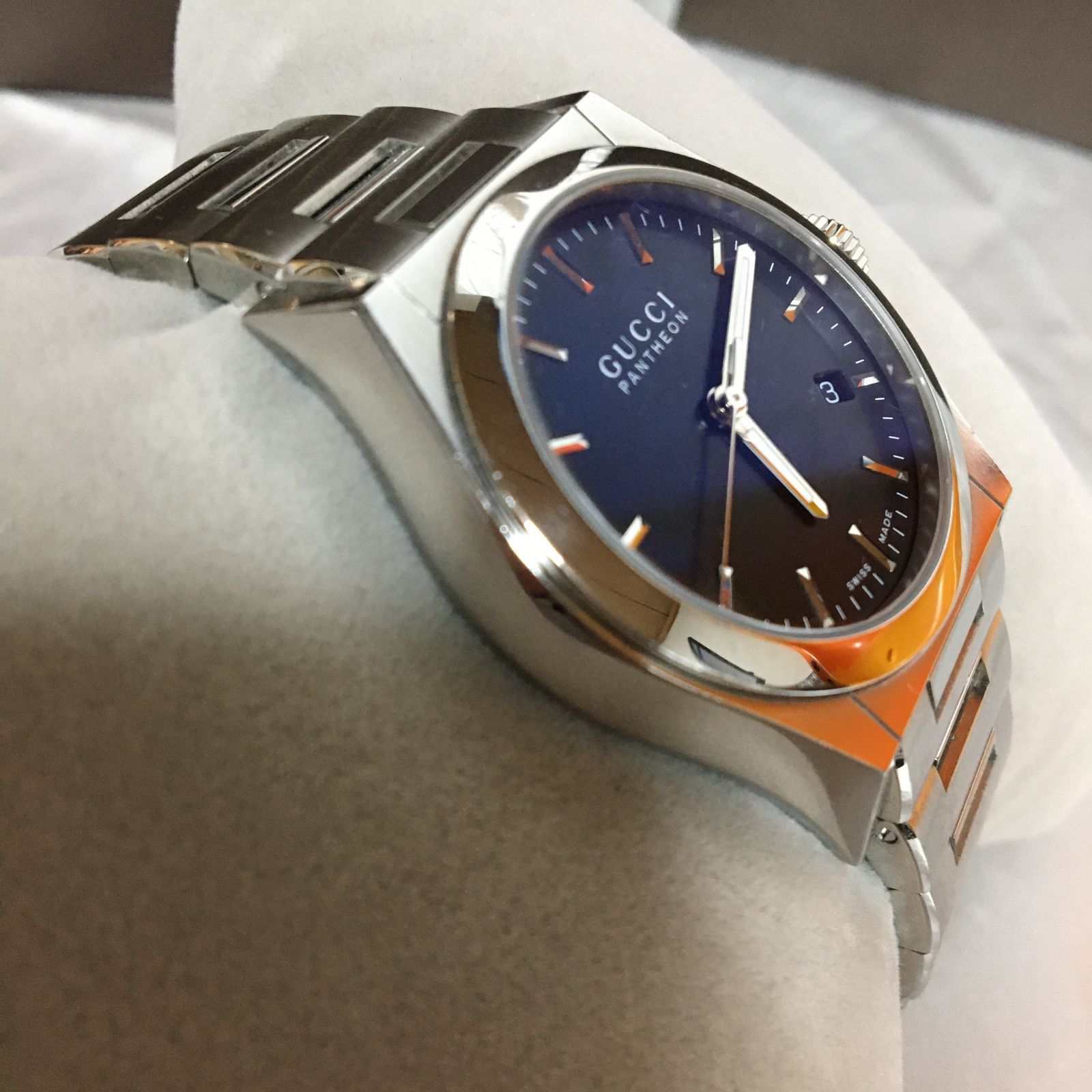 GUCCI パンテオン 腕時計 115.4 YA115510 グッチ - メルカリ