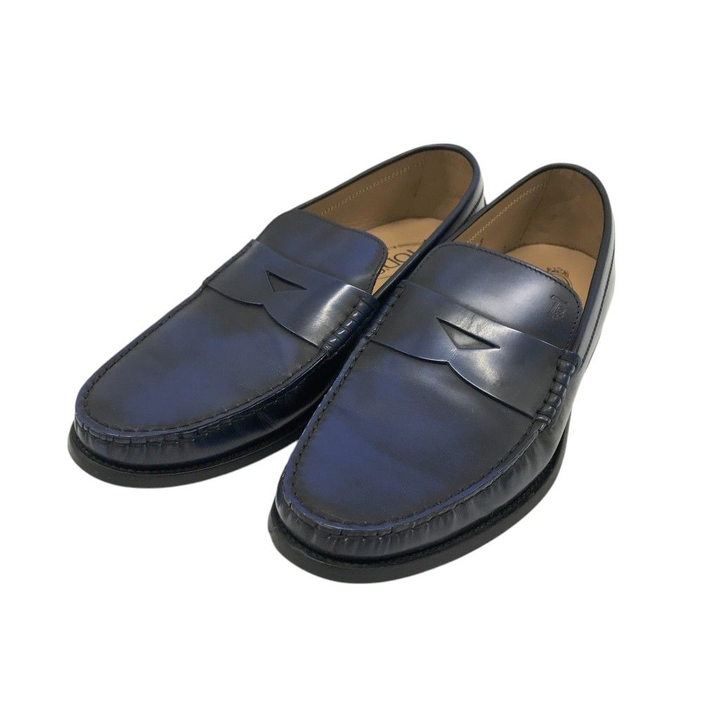 TOD S トッズ ドライビングローファー ブルー系 8 メンズ 240101482424