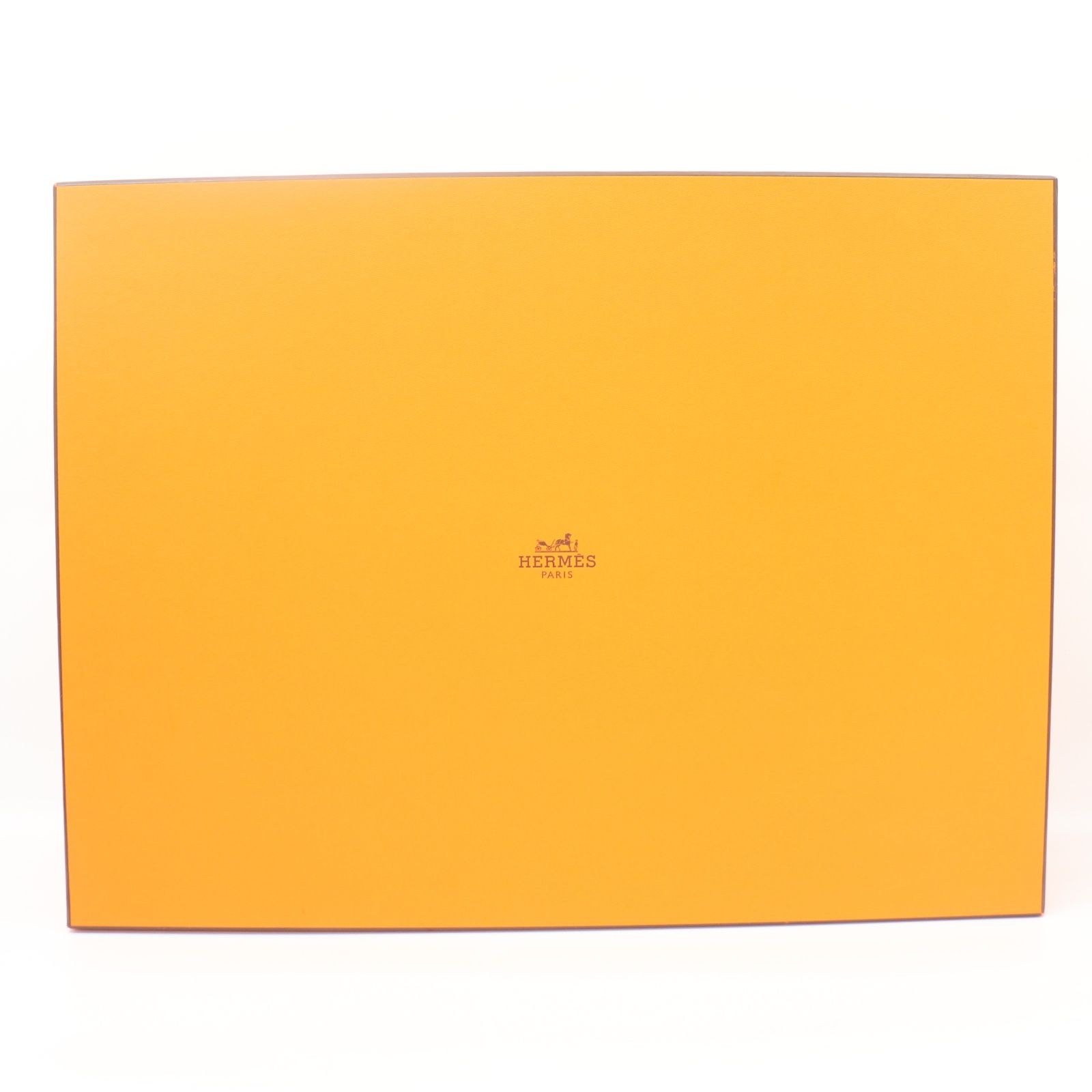 ITHCYS4NHTFU HERMES エルメス 空箱 ボックス BOX オレンジ 収納 インテリア 空き箱 バッグ用 特大 592